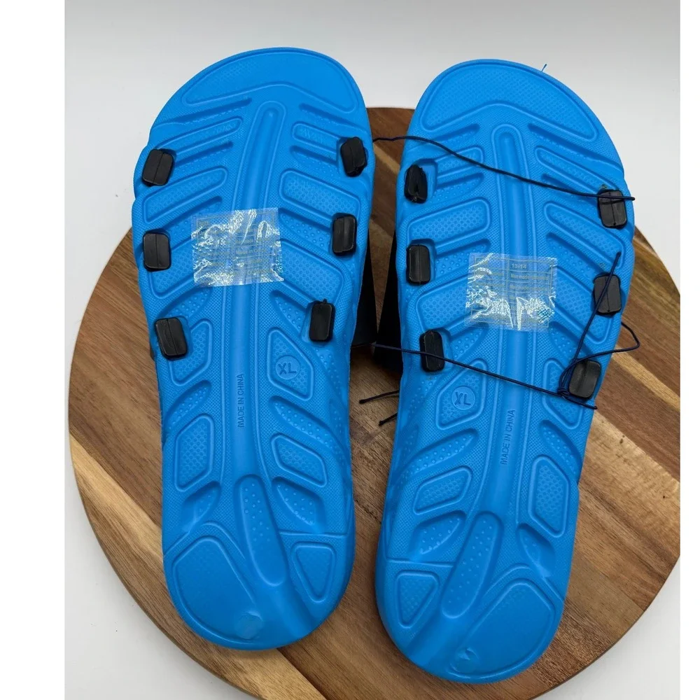 US Polo Assn Men's 13-14 XL Slide Sandals Blue Black Y2689D - Picture 5 of 6